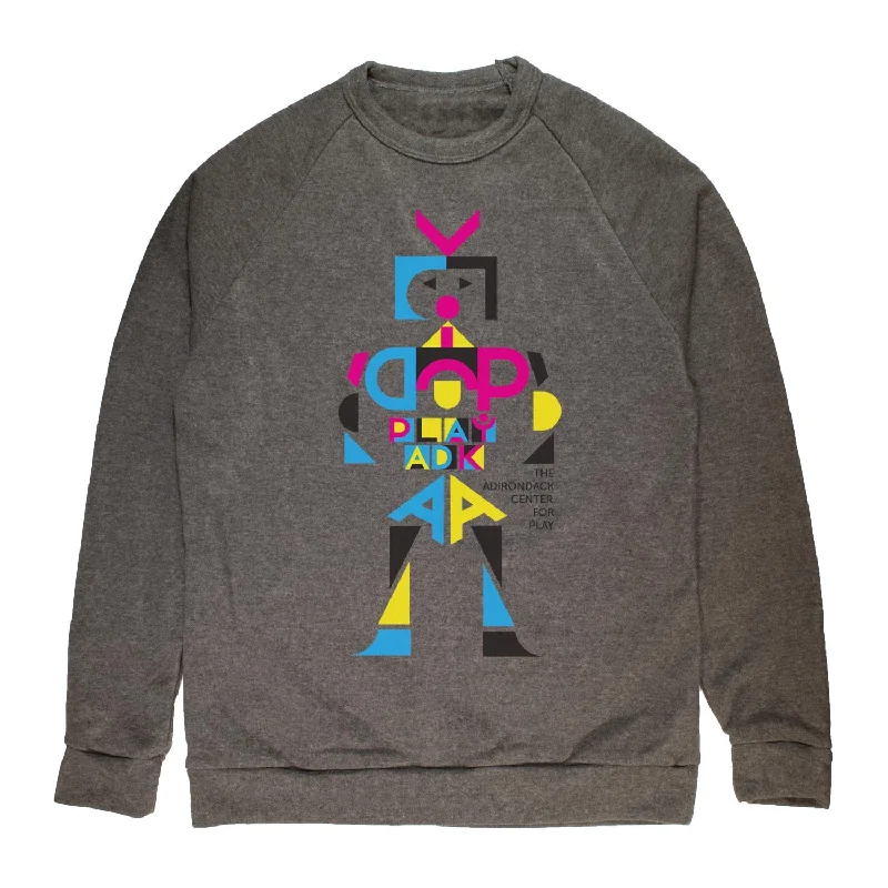 Unisex Play ADK Robot Fleece Crewneck Sweatshirt Hoodie with Camouflage Military Edgy Unisex Play ADK Robot Fleece Crewneck Sweatshirt Hoodie with Camouflage Military Edgy