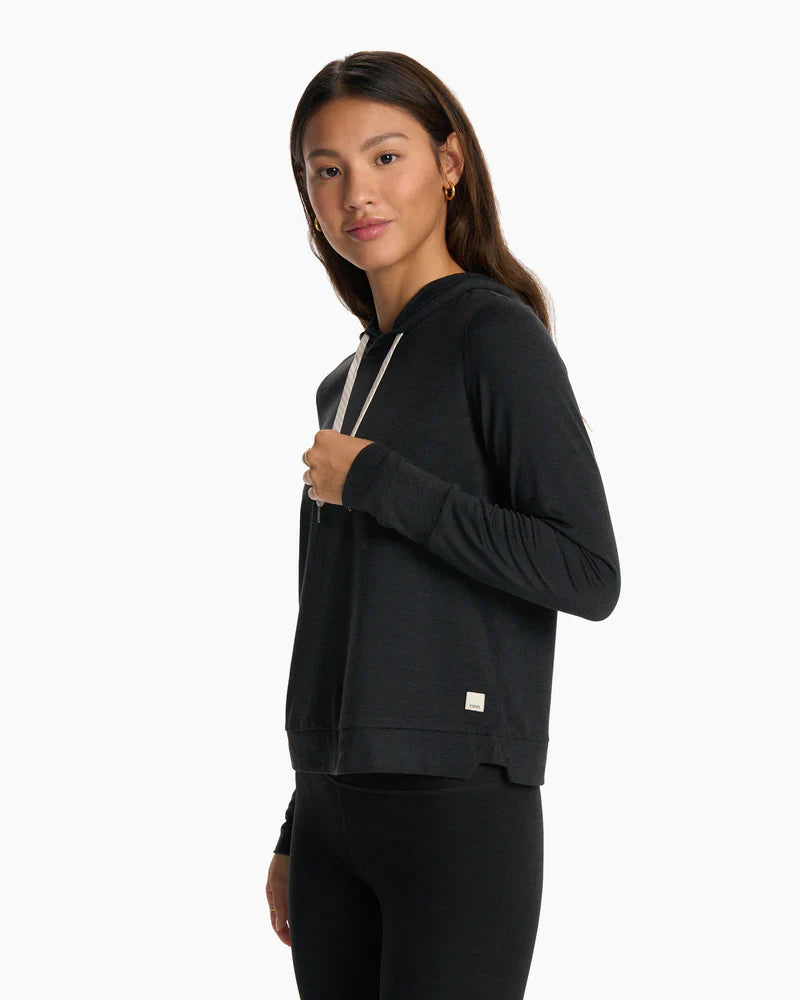 Women's Halo Essential Hoodie Hoodie with Exposed Zipper Edgy Industrial